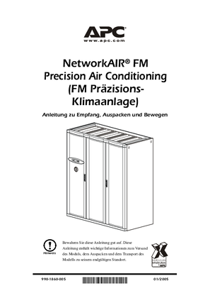 NetworkAIR FM DX Auspacken 50 Hz (Infoblatt)