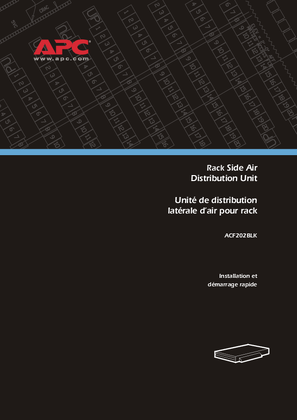 Installation de l’unité de distribution d’air en rack 230 V (manuel)