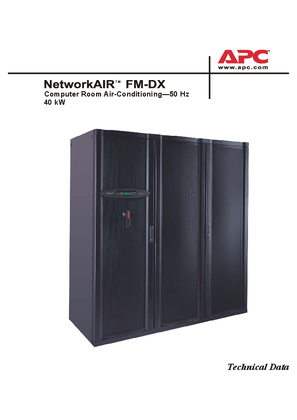 NetworkAIR FM DX Technical Data 50 Hz (Manual)