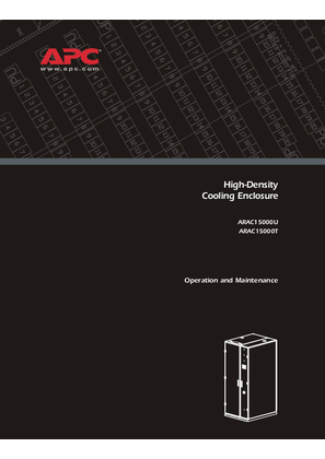 High-Density Cooling Enclosures : Operation and Maintenance (Manual)