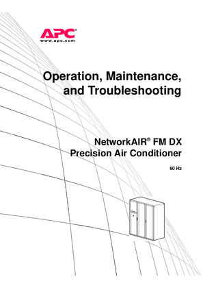NetworkAIR FM DX 60 Hz O&M (Manual)