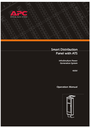 Smart Distribution Panel with ATS ATS Operation Manual 250A 400 V (Manual)