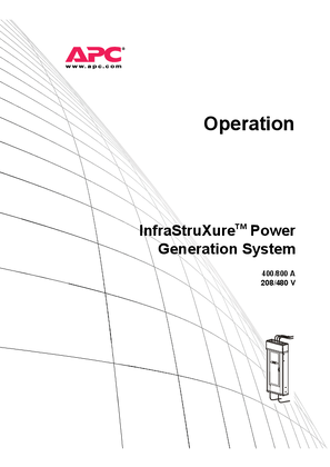 Standby Power Generation 400/800 A 208/480 V (Manual)