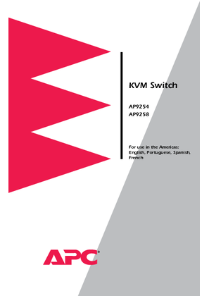 Manual del usuario del interruptor KVM (América)