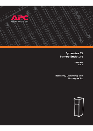 Symmetra Battery Systems 10-80 kW, 208 V (Manual)