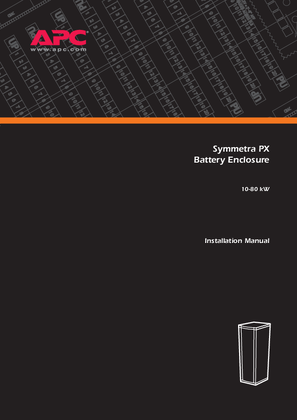 Symmetra PX Battery Enclosure 10-80 kW, 400/480 V (Manual)