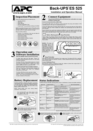 Back-UPS ES 525 Russia (Manual)