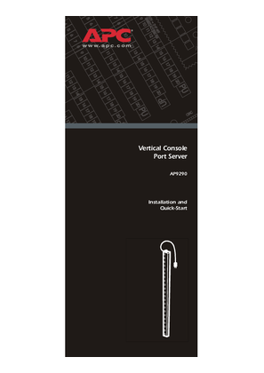Console Port Servers : Vertical (Manual)