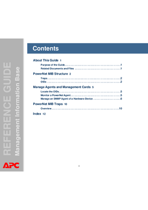 MIB Reference Guide (Online Guide)