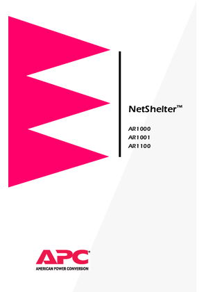 NetShelter Enclosure (Manual)