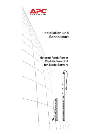 Metered Rack PDU für Installationen mit hoher Gerätedichte (Handbuch)