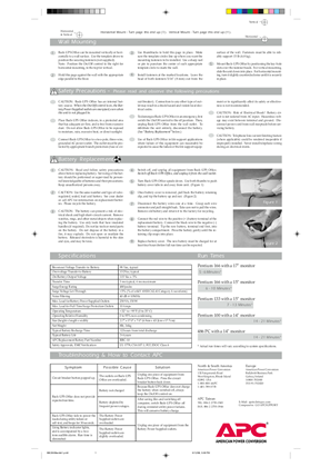 Back-UPS Office 250 Taiwan 230 V (Sheet)