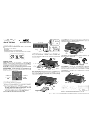 Game Console surge Protection Xbox (Sheet)