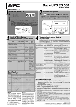 Back-UPS ES 230 V (Manual)