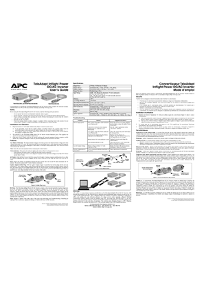Auto and Air Inverters TeleAdapt 12 V, 120 V, 230 V v. n/a (Manual)