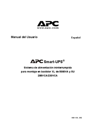 Smart-UPS 208 V, 230 V (Manual)