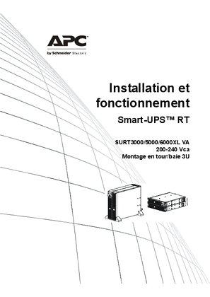 Onduleur Smart-UPS On Line SURT 3/5/6 kVA 200-240 VCA en tour/rack 3U