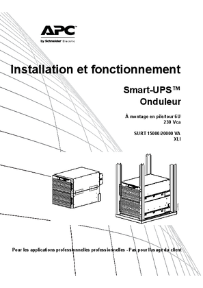 Smart-UPS SURT 15/20kVA 230 V XLI Stack/Rack-Mount 6U