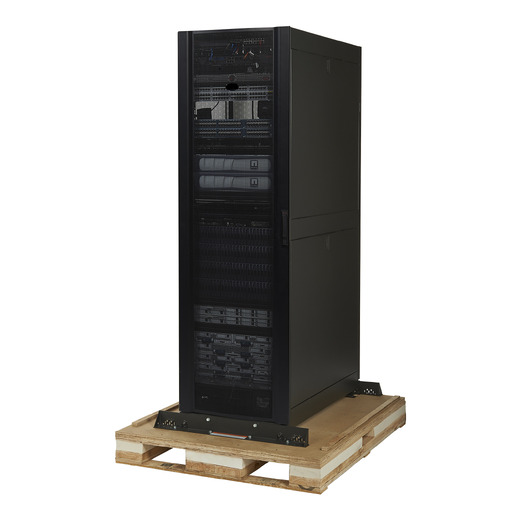 APC NetShelter SX, Server Rack Enclosure, 48U, Shock Packaging, 2000 lbs, Black, 2258H x 750W x 1200D mm