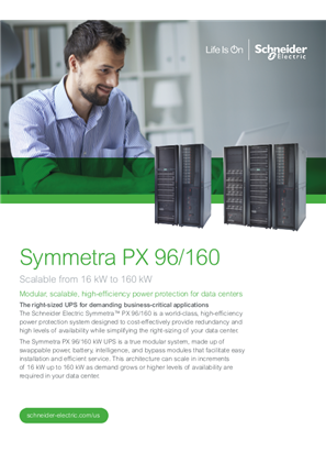 Symmetra PX 96/160kW Brochure