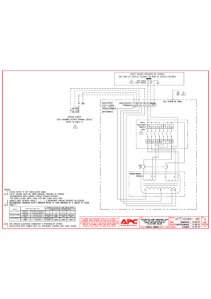 APTF20KW01-WD - System Wiring Diagram