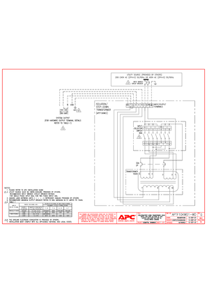 APTF10KW01-WD - System Wiring Diagram