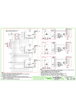 G35T10K40H2-3MOD-WD - Galaxy3500 10-40kVA 400V 3Mod System Control Wiring Diagram