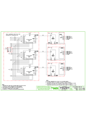 G35T10K40HNB-3MOD-WD - Galaxy3500 10-40kVA 400V 3Mod Without Batteries System Control Wiring Diagram