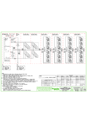 SY500K500BH2C1-SD - 500kVA/kW 400V Dual mains Bottom entry System One Line Diagram