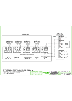 GVX300-1000KH-WD - Galaxy VX UPS 300-500-625-750-1000kW 400V System Wiring Diagram