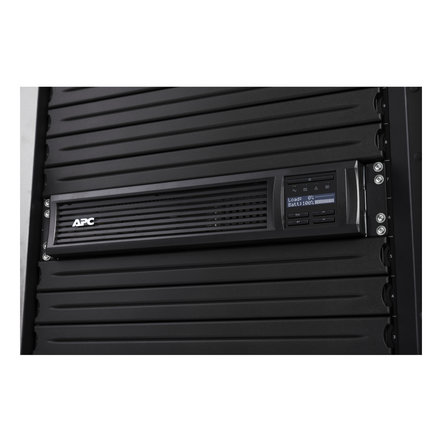 Unidad Smart Ups De Apc 3000 Va Pantalla Lcd Para Rack 2 U 120 V Con Smartconnect 4117