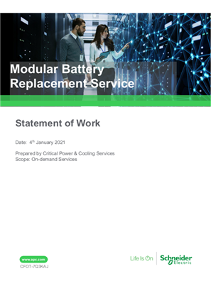 Modular Battery Replacement Service