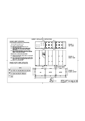 D90-133061-05 (3) 225 kVA Auxiliary Cabinet Installation Instructions