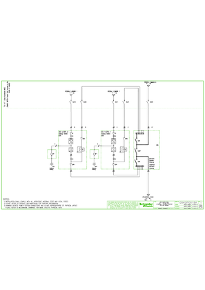 g5k2p001BA- MGE Galaxy 5000 20-120 kVA 400 v 2 parallel + Bypass + bat on stand one line diagram