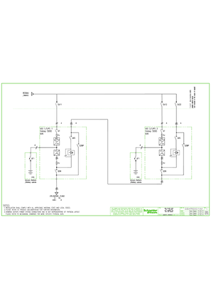 G5Krs001AA- MGE Galaxy 5000 20-120 kVA Hot standby UPS one line diagram