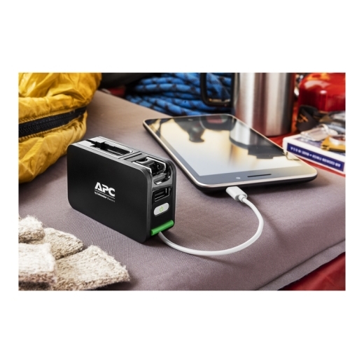 APC Mobile Power Pack, 3400mAh , Lithium-Ion, All-in-One charging solution, Black