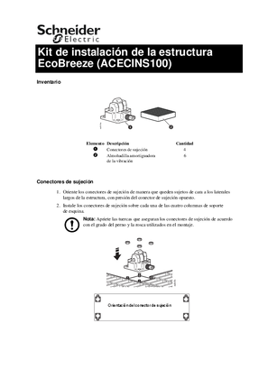 Instalación del accesorio de bastidor EcoBreeze