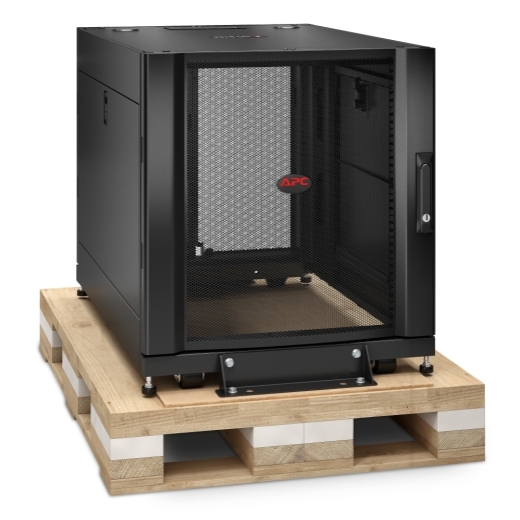 APC NetShelter SX, Server Rack Enclosure, 12U, Shock Packaging, Black, 658H x 600W x 900D mm