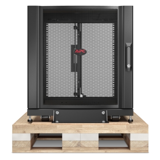 Armadio rack per server APC NetShelter SX 12U, 600×1070 mm, con pannelli laterali, nero, imballo antiurto