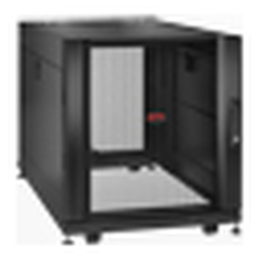 Armadio rack per server APC NetShelter SX 12U, 600×1070 mm, con pannelli laterali, nero, imballo antiurto