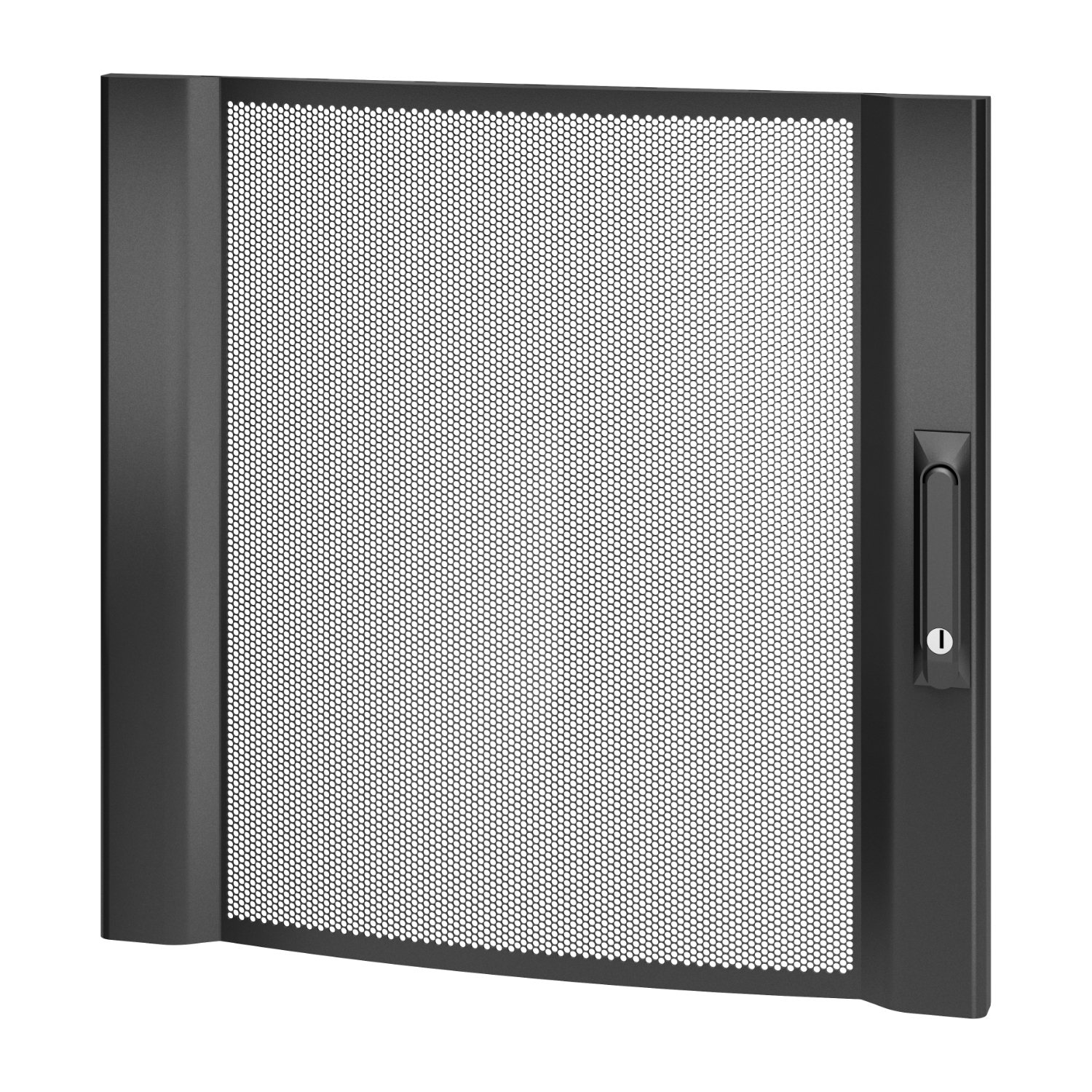 NetShelter SX 12U 600mm Wide Perforated Curved Door Black