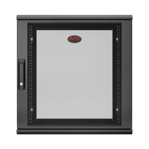 APC NetShelter 12U Wallmount Rack Enclosure Cabinet Single Hinged Server Depth