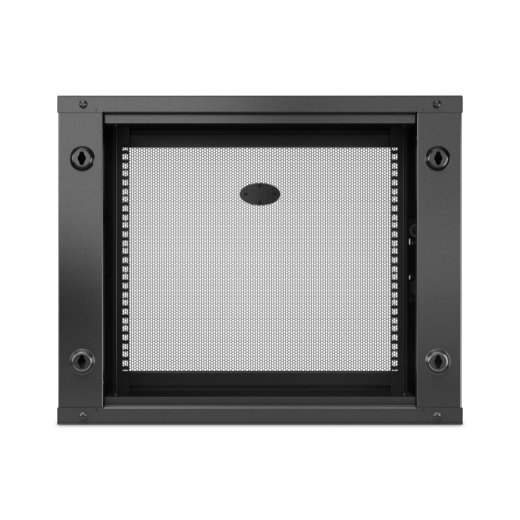 APC NetShelter 9U Wallmount Rack Enclosure Cabinet Single Hinged Server Depth