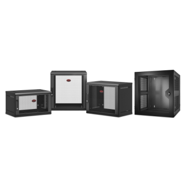 NetShelter Wall-mount Enclosures APC Brand Globally available wall  rack ideal for server rack and network rack applications including servers, network switches, and patch panels required for Edge computing.