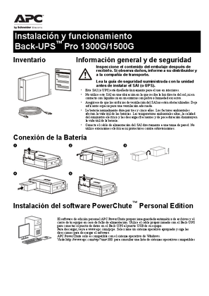 Back-UPS Pro BR1300G/BR1500G