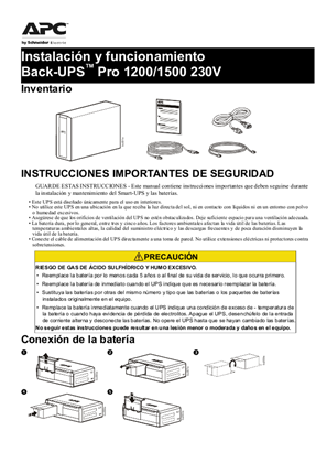 Back-UPS Pro 1200GI y 1500GI