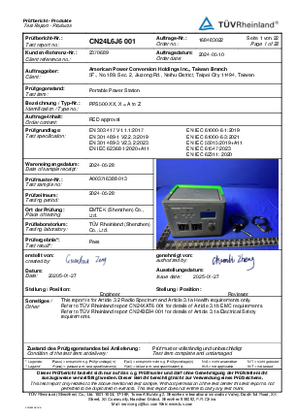 CE EMC PPS500 230V
