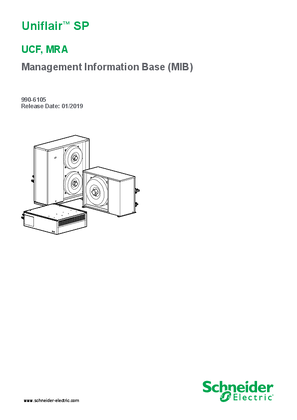 Uniflair SP Cooling Unit Management Information Base (MIB)