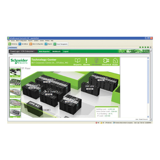 Appliance, EcoStruxure IT Data Center Expert, enterprise, up to 4025 devices, up to 250 surveillance cameras, remote monitoring, management