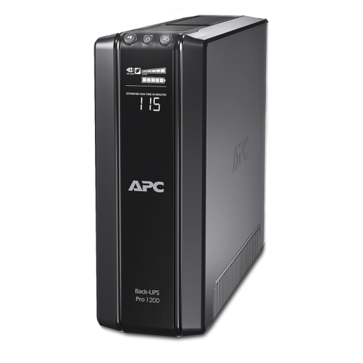 APC Back-UPS Pro, 1200VA/720W, Tower, 230V, 6x CEE 7/7 Schuko